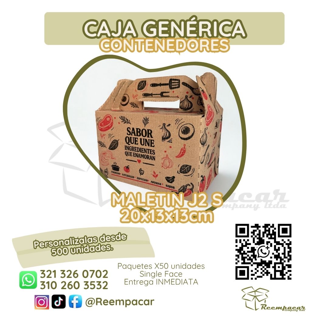 Cajas Maletín J2 genérica Single