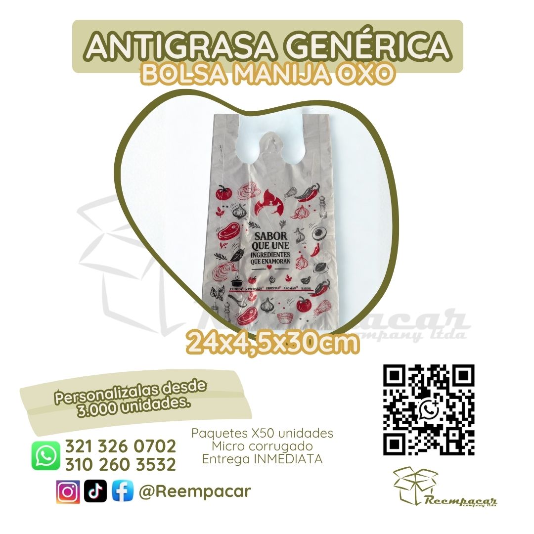 Bolsa Biodegradable para Alimentos
