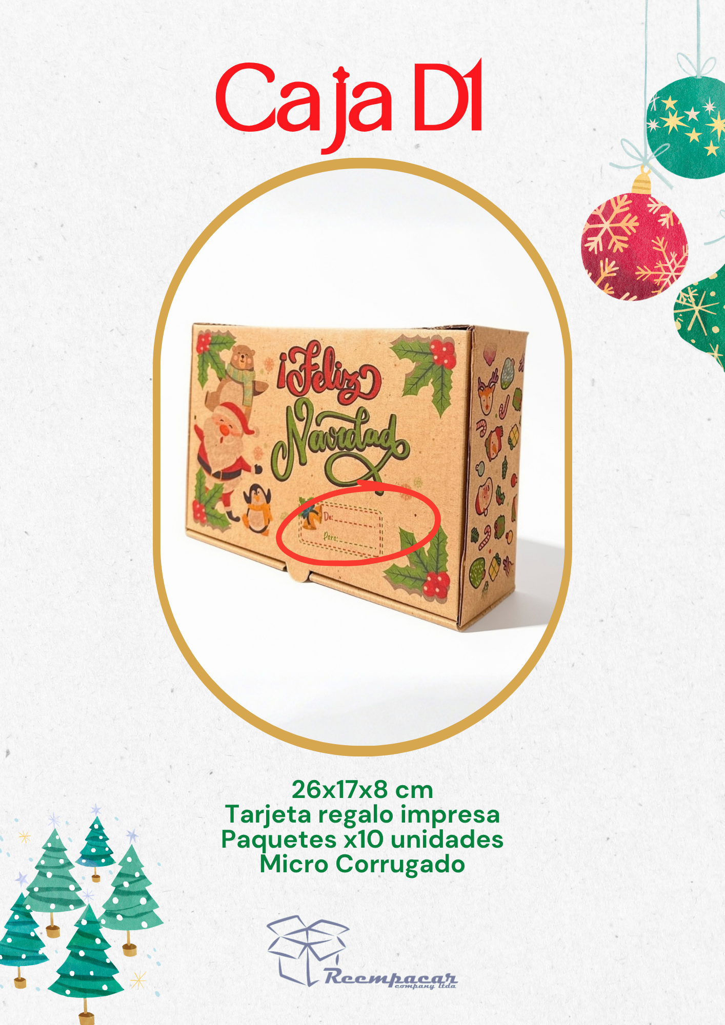 Caja regalo D1 – Navidad