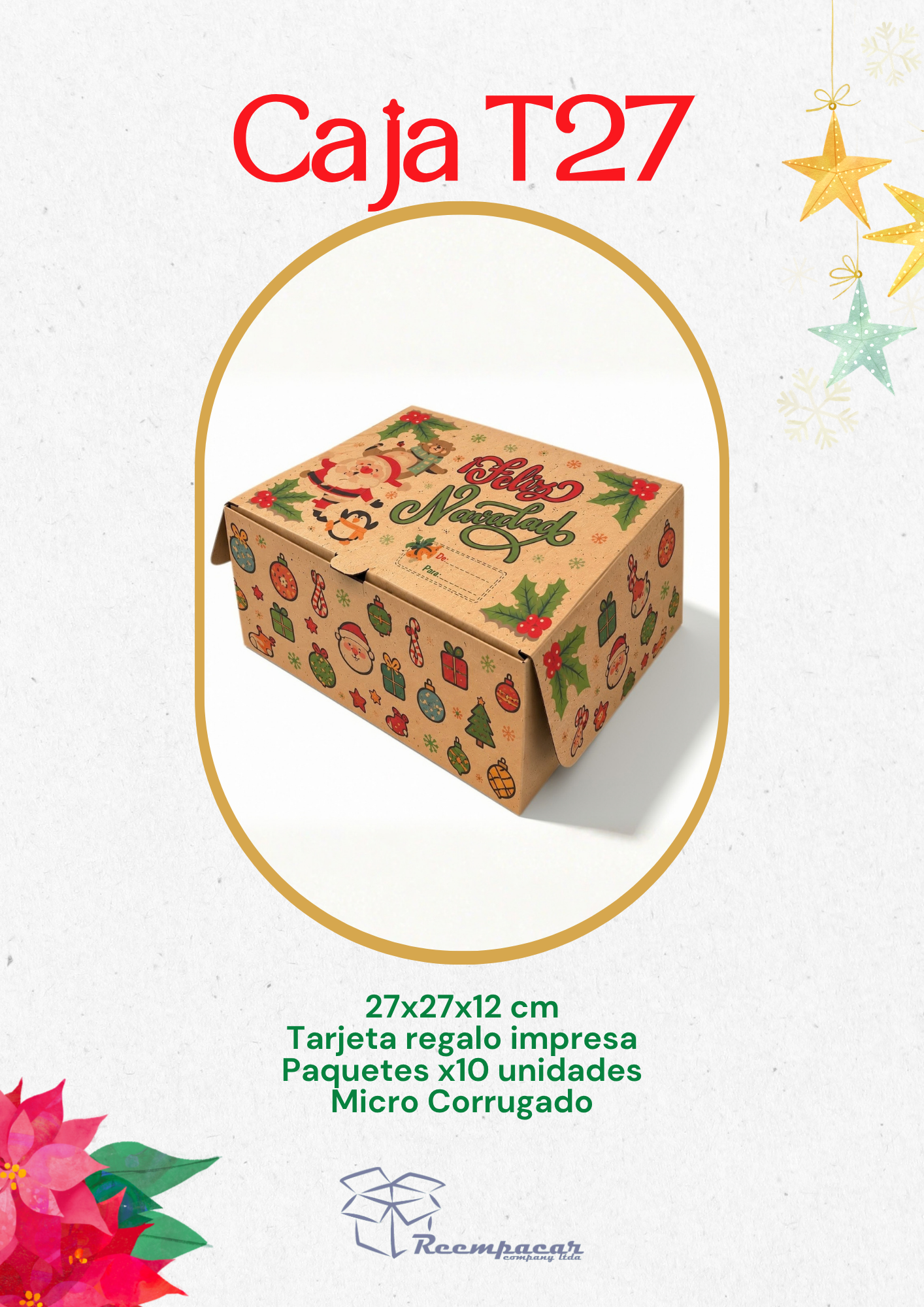 Caja regalo T27 Navidad